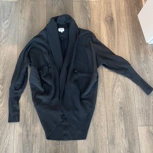 Aritzia iconic sweatshirt cardigan